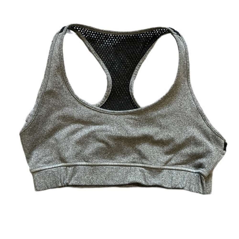 Hurley Collab Nike Gym Activewear Sports Bra Gray Size Med EUC #1400